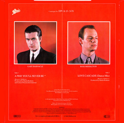 Leisure Process : A Way You'll Never Be (12")