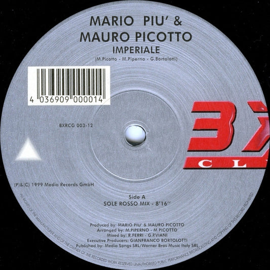 Mario Più & Mauro Picotto : Imperiale (12")