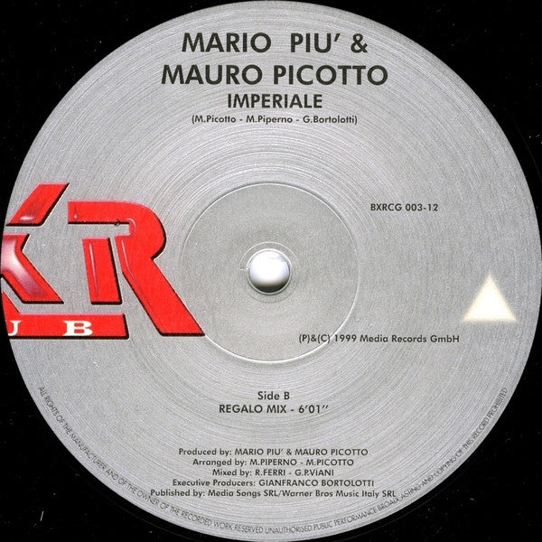 Mario Più & Mauro Picotto : Imperiale (12")