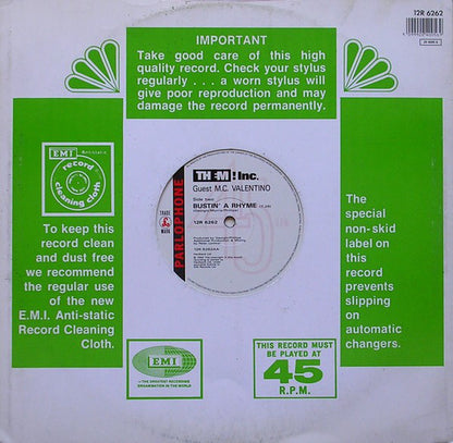 Them Inc ! Guest M.C. Valentino : Bustin' A Beat (12")