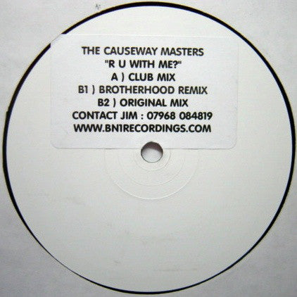 The Causeway Masters : R U With Me? (12", W/Lbl)