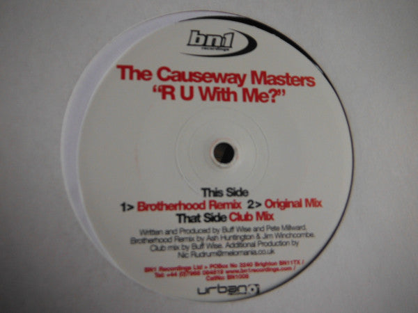 The Causeway Masters : R U With Me? (12", W/Lbl)