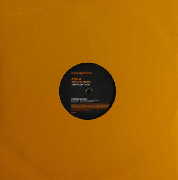 Storm : Time To Burn (The Remixes) (12")