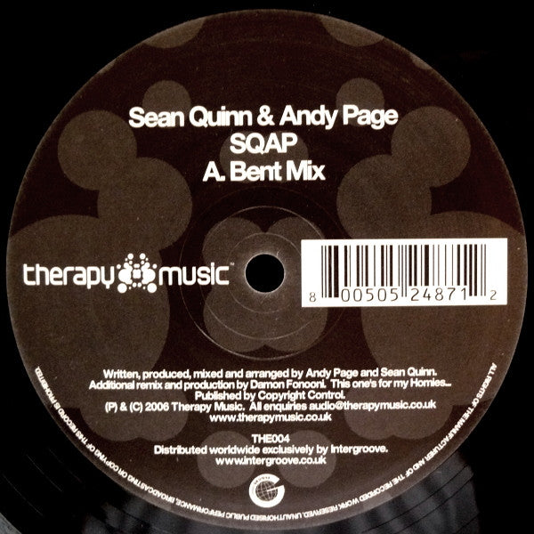 Sean Quinn & Andy Page : SQAP (12")