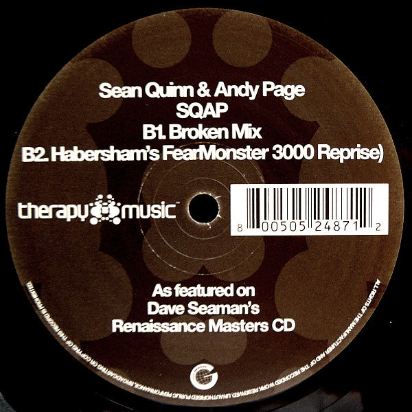 Sean Quinn & Andy Page : SQAP (12")