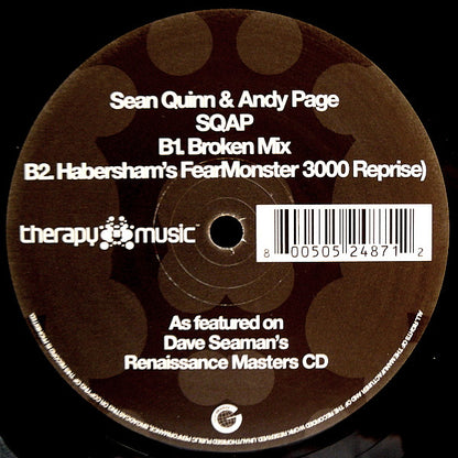 Sean Quinn & Andy Page : SQAP (12")