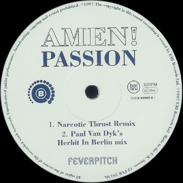 Amen! UK : Passion (12")