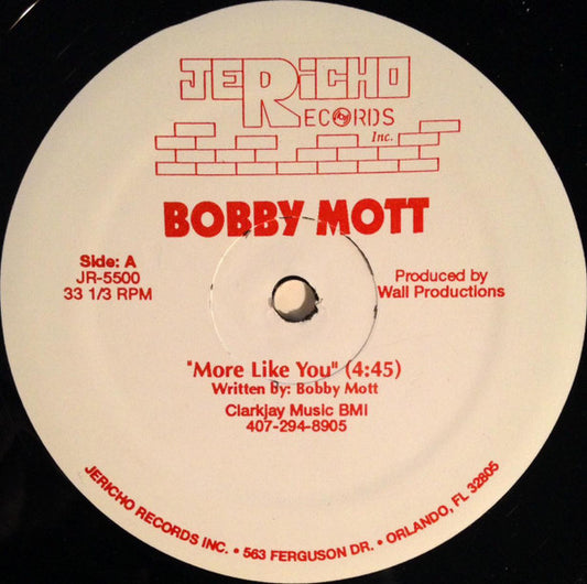 Bobby Mott : More Like You (12")