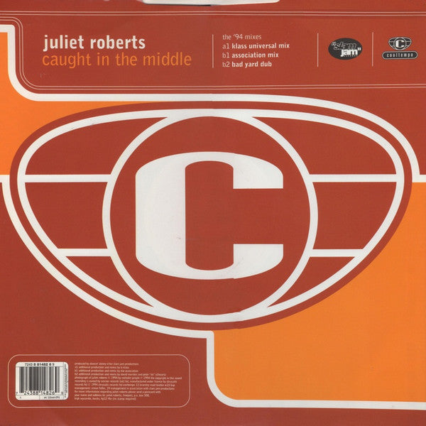 Juliet Roberts : Caught In The Middle (The '94 Mixes) (12", Single)