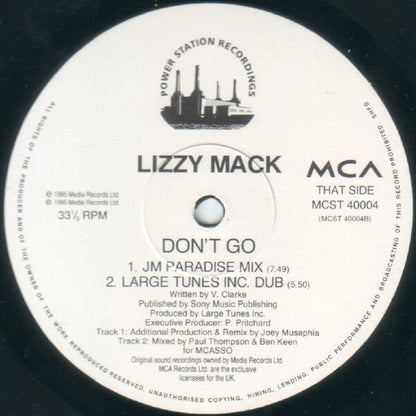 Lizzy Mack : Don't Go (12")