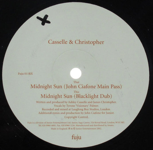 Ashley Casselle & James Christopher : Midnight Sun (Remixes) (12")