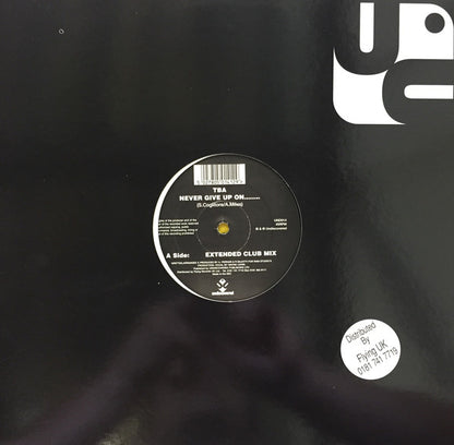TBA (3) : Never Give Up On........ (12")