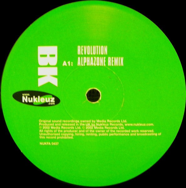 BK : Revolution (12" Number Two) (12", Two)