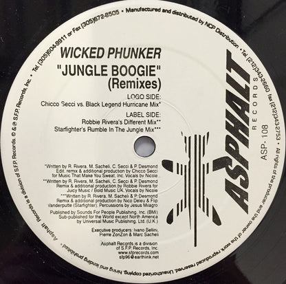 Wicked Phunker : Jungle Boogie (12")