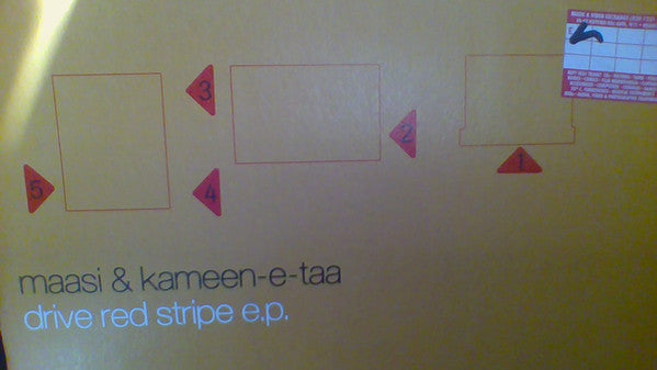 Roberto Masi & Kameen-E-Taa : Drive Red Stripe E.P. (12")