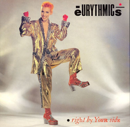 Eurythmics : Right By Your Side (12", Single, EMI)