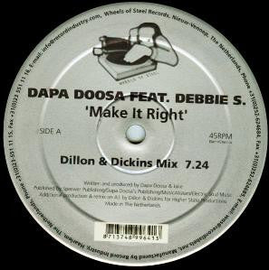 Dapa Doosa Featuring Debbie S. : Make It Right (12")