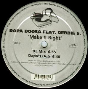 Dapa Doosa Featuring Debbie S. : Make It Right (12")