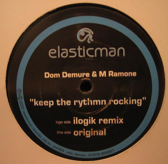 Dom Demure & M Ramone* : Keep The Rhythm Rocking (12")