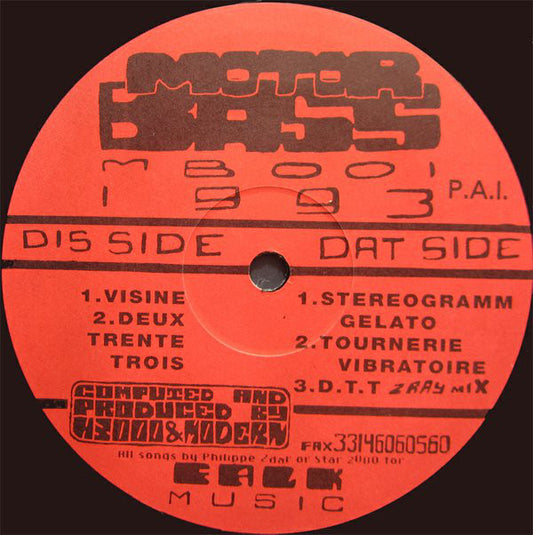 Motorbass : 1st EP (12", EP)