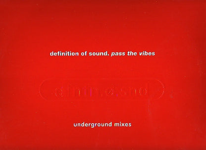 Definition Of Sound : Pass The Vibes (Underground Mixes) (12", Promo)