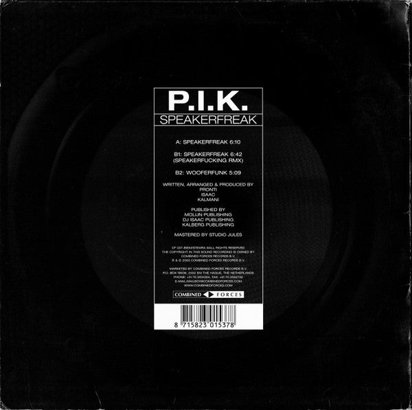 P.I.K. : Speakerfreak (12")
