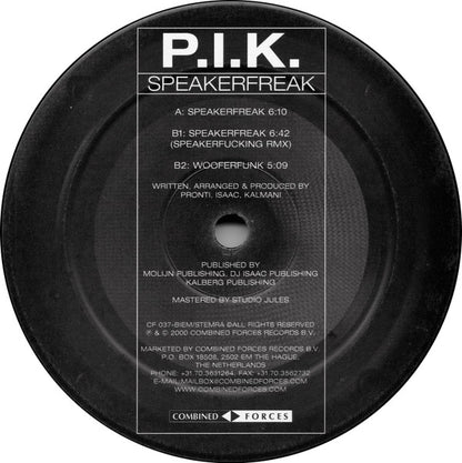 P.I.K. : Speakerfreak (12")