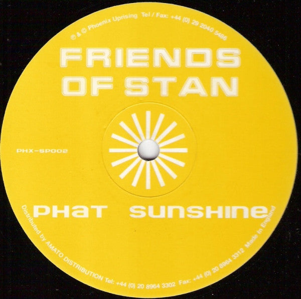 Friends Of Stan : Phat Sunshine (12", S/Sided)