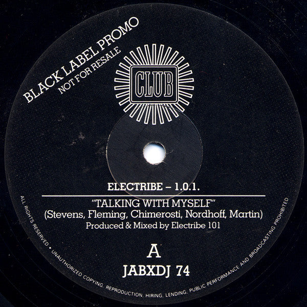 Electribe – 1.0.1.* : Talking With Myself (12", Promo)