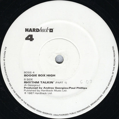 Boogie Box High : Jive Talkin' (12", Single, Com)