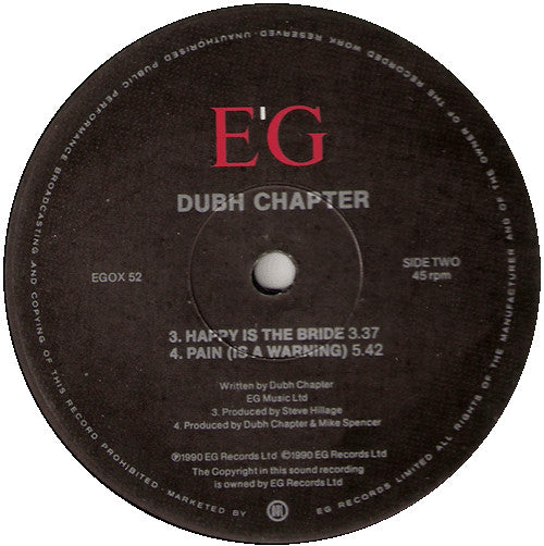 Dubh Chapter : Happy Is The Bride (12")