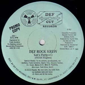 Def Rock Krew : Let's Party (12", Promo)