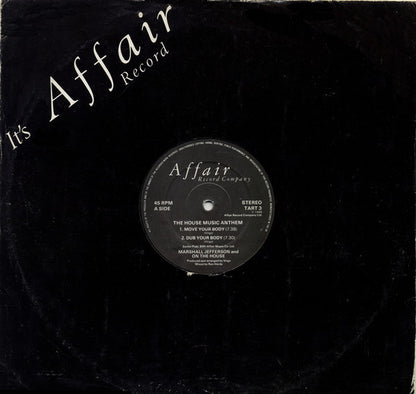 Marshall Jefferson And On The House : The House Music Anthem (12")