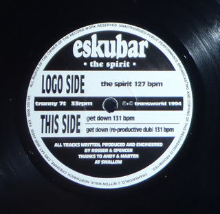Eskubar : The Spirit / Get Down (12")