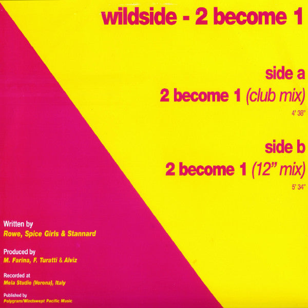 Wildside : 2 Become 1 (12")
