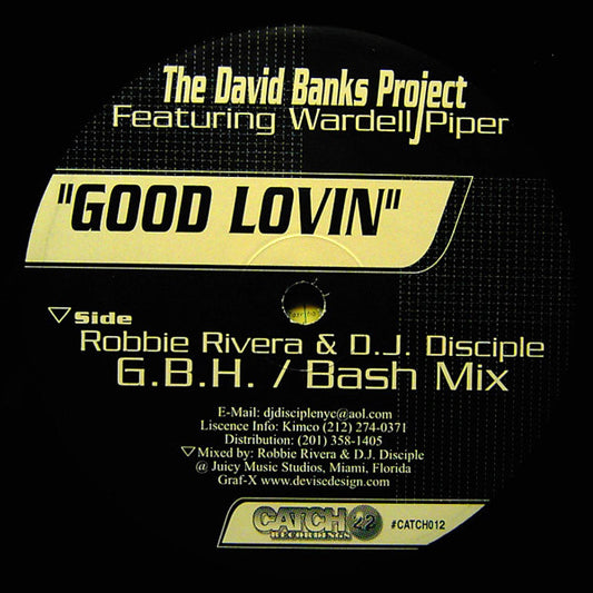 David Banks Featuring Wardell Piper : Good Lovin (12")