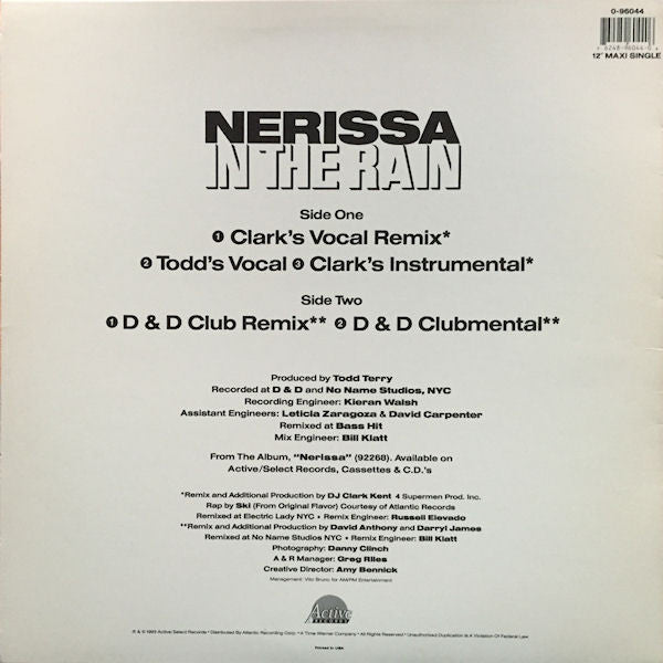Nerissa : In The Rain (12", Maxi)