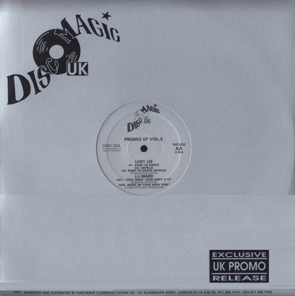 Lory Lee / J.J. Ward : Promo EP Vol.3 (12", EP, Ltd, Promo)