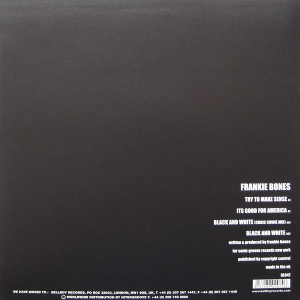 Frankie Bones : America In Black & White EP (12", EP)