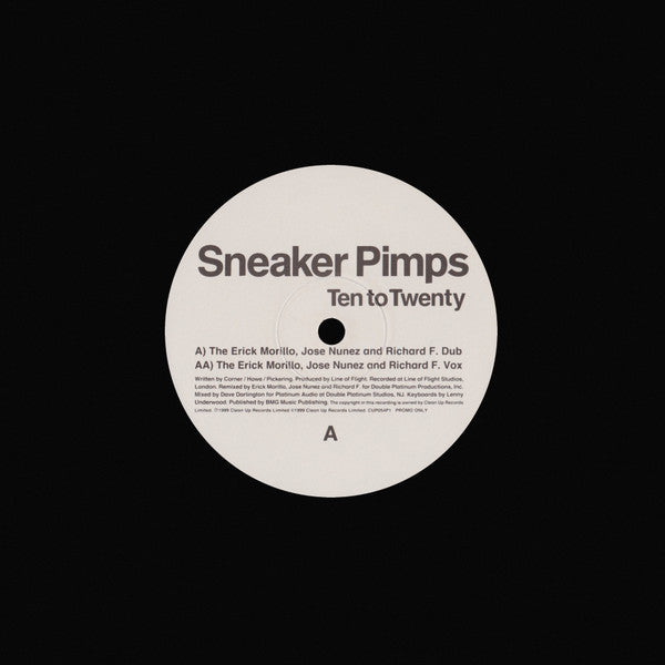 Sneaker Pimps : Ten To Twenty (2x12", Single, Promo, Par)