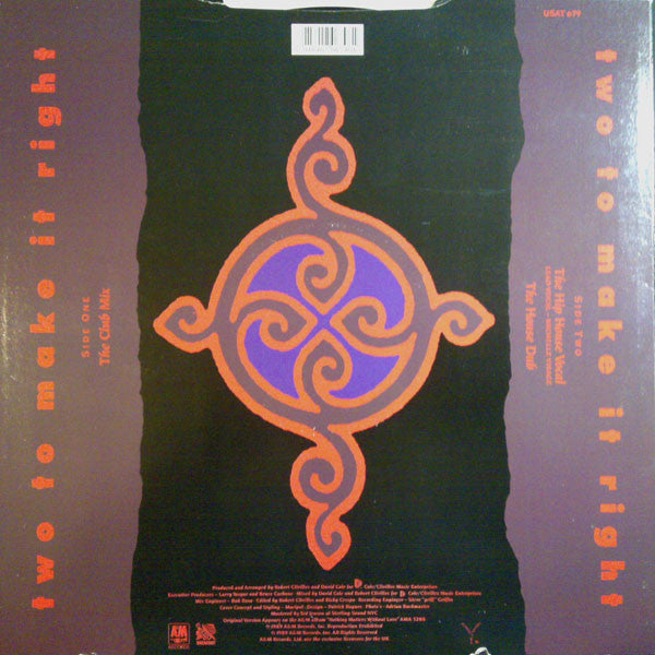 Seduction : Two To Make It Right (12", Single)