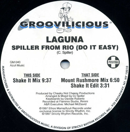 Laguna : Spiller From Rio (12")