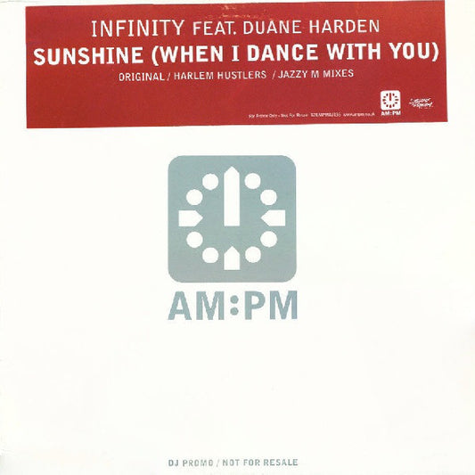 Infinity Feat. Duane Harden : Sunshine (When I Dance With You) (12", Promo)