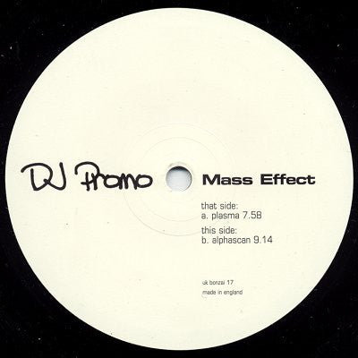 Mass Effect : Plasma (12", Promo)