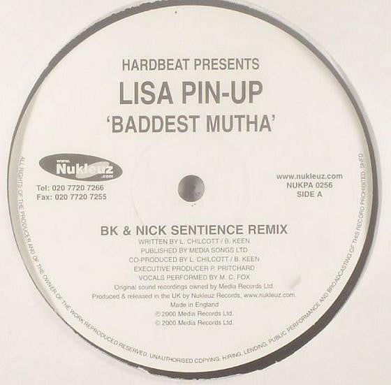 Hardbeat Presents Lisa Pin-Up : Baddest Mutha (Remixes) (12")