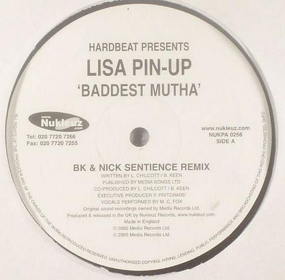 Hardbeat Presents Lisa Pin-Up : Baddest Mutha (Remixes) (12")