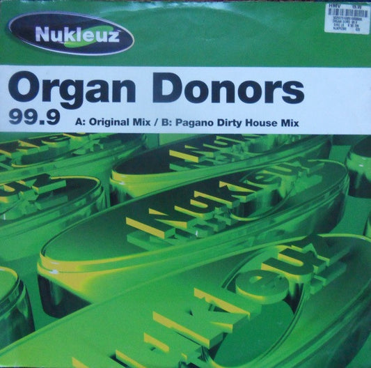 Organ Donors : 99.9 (12")