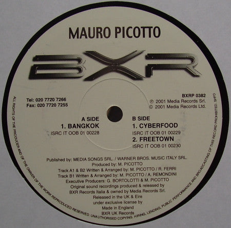 Mauro Picotto : Awesome!!! (2x12")