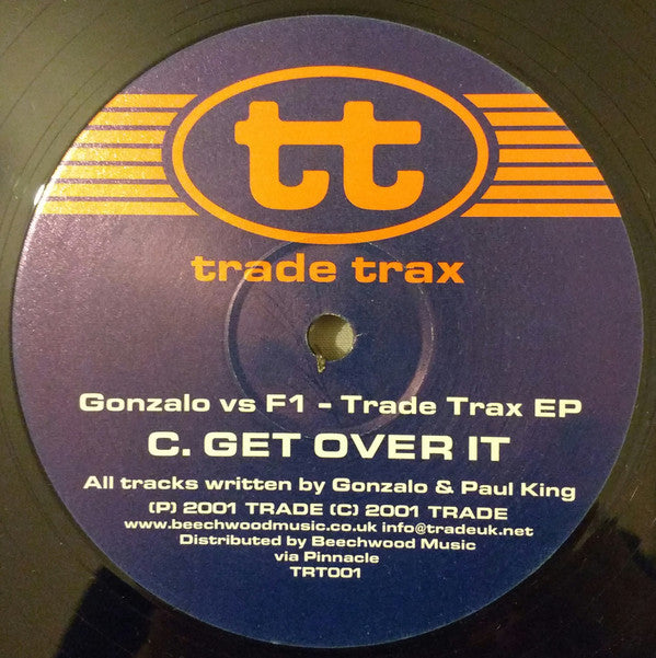 Gonzalo Vs F1* : Trade Trax Volume One (2x12", EP)