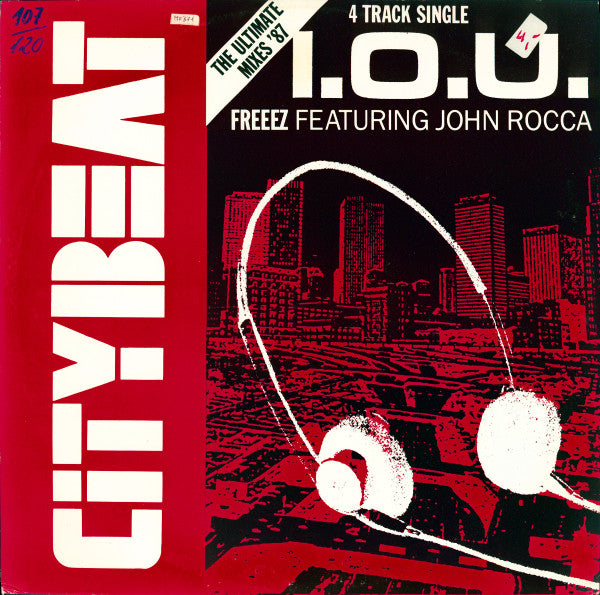 Freeez Featuring John Rocca : I.O.U. (The Ultimate Mixes '87) (12", Single)